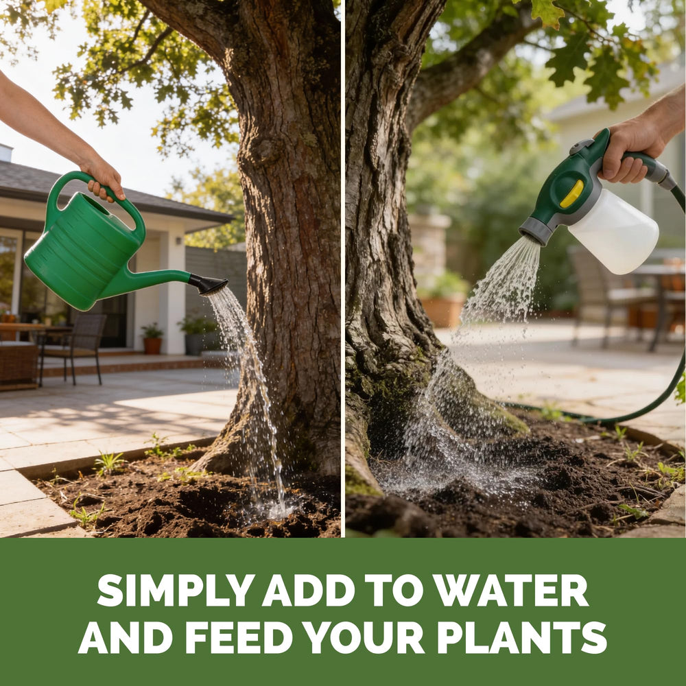 Side view of TPS NUTRIENTS Tree Fertilizer bottle