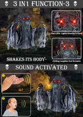 Side view of TURNMEON Zombie Groundbreaker showing arm movement
