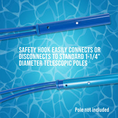 Side view of U.S. Pool Supply safety hook