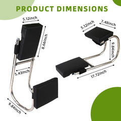 Side view of Unmake Knee Seat showing ergonomic design