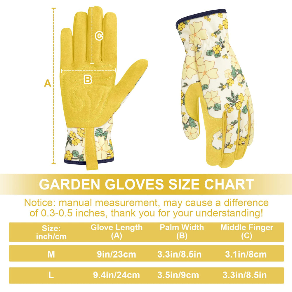 Side view of WOHEER Women's Gardening Gloves
