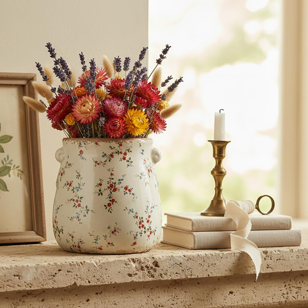 Side view of Xiaan Jiaju Ceramic Planter showcasing drainage hole