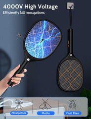 Side view of YISSVIC Electric Fly Swatter showing design