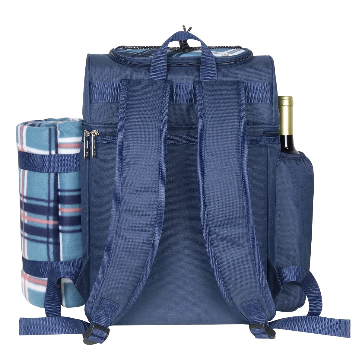 Side wine holder of the Hap Tim picnic backpack