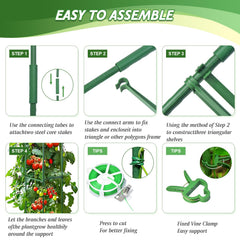 Sidefusi tomato cage supporting climbing plants