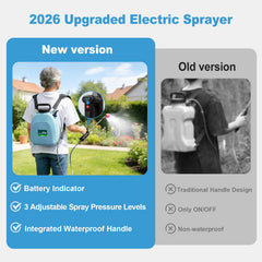 SideKing 2.6 Gallon Backpack Sprayer with adjustable shoulder straps