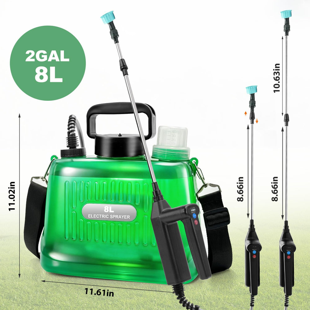 SideKing sprayer in a garden setting spraying plants