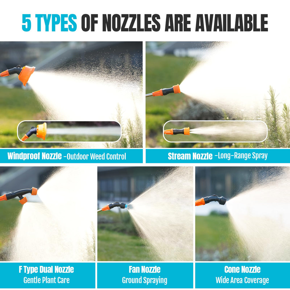 SideKing sprayer in use for lawn care with a professional gardener