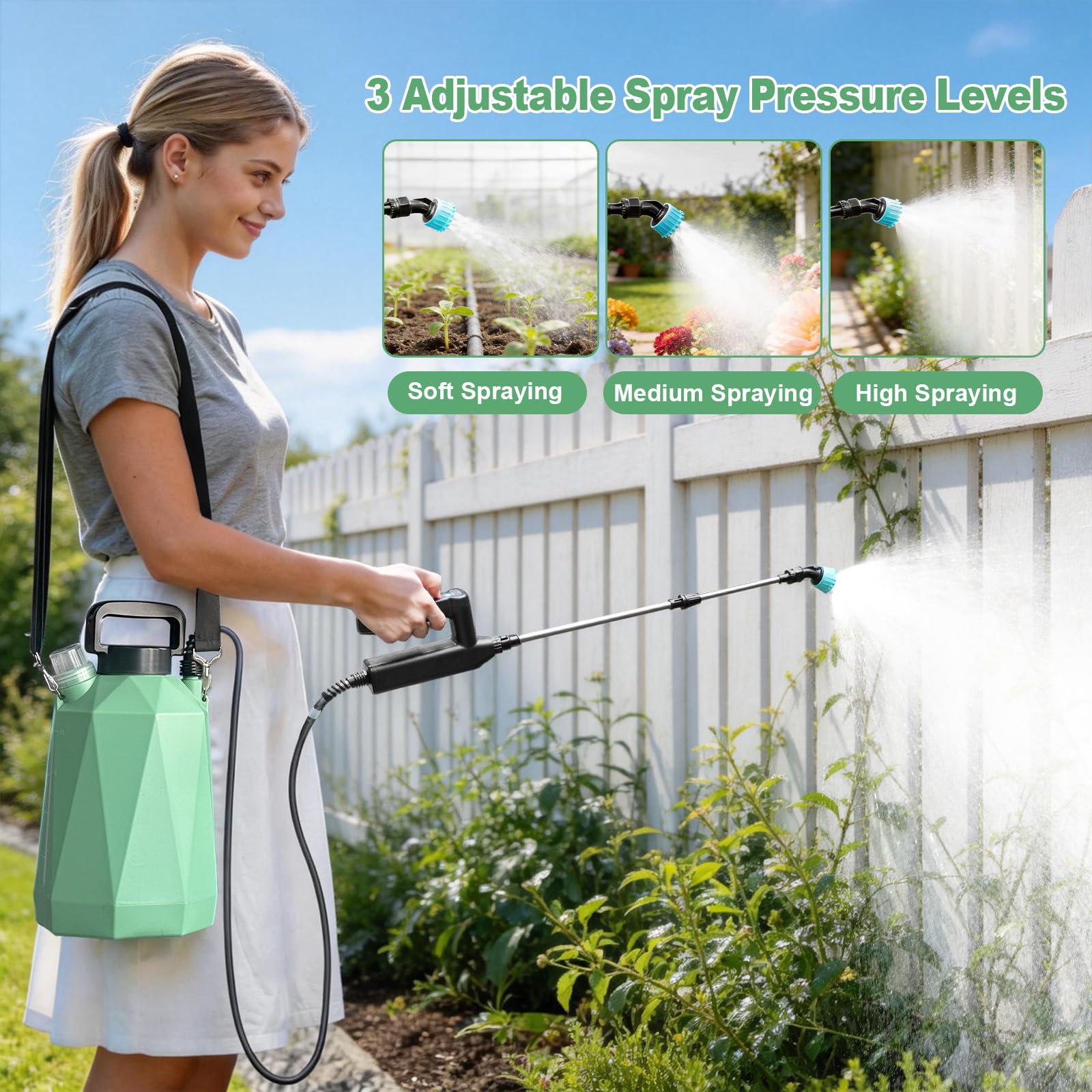 SideKing sprayer showing telescopic wand and nozzles