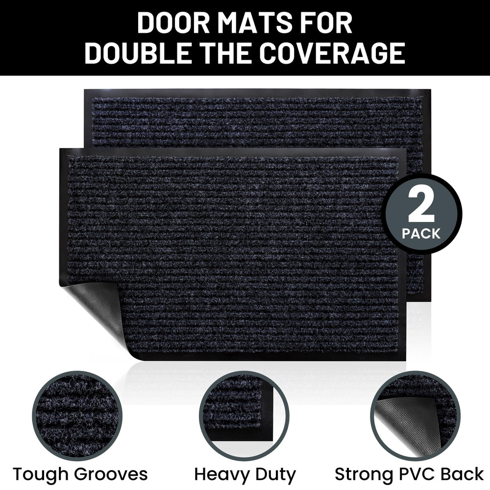 Sierra Concepts Front Door Mat 30x17 Steel Gray side view