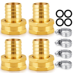 SIGURANTA 3/4" Hose Fitting Female Brass Connector front view