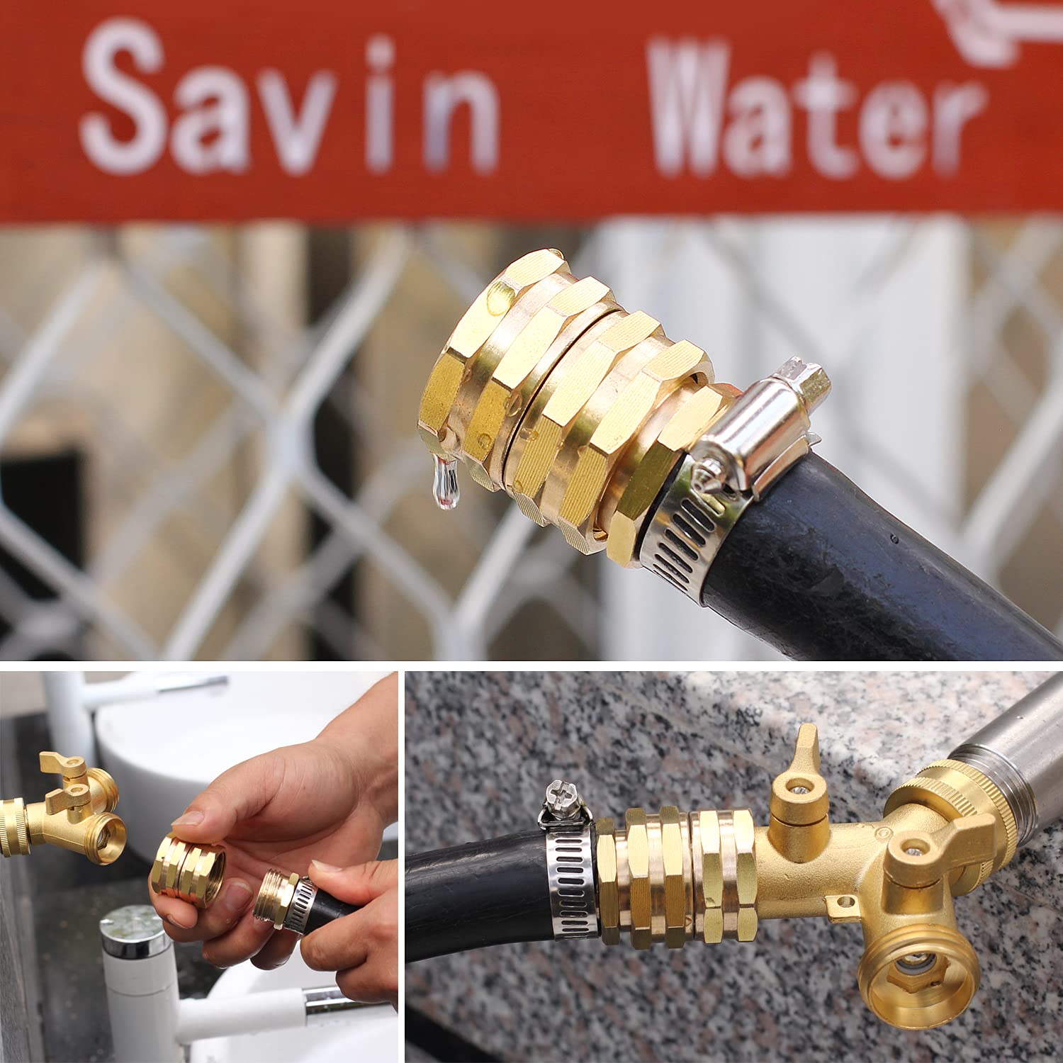 SIGURANTA hose adapter showing durability and design