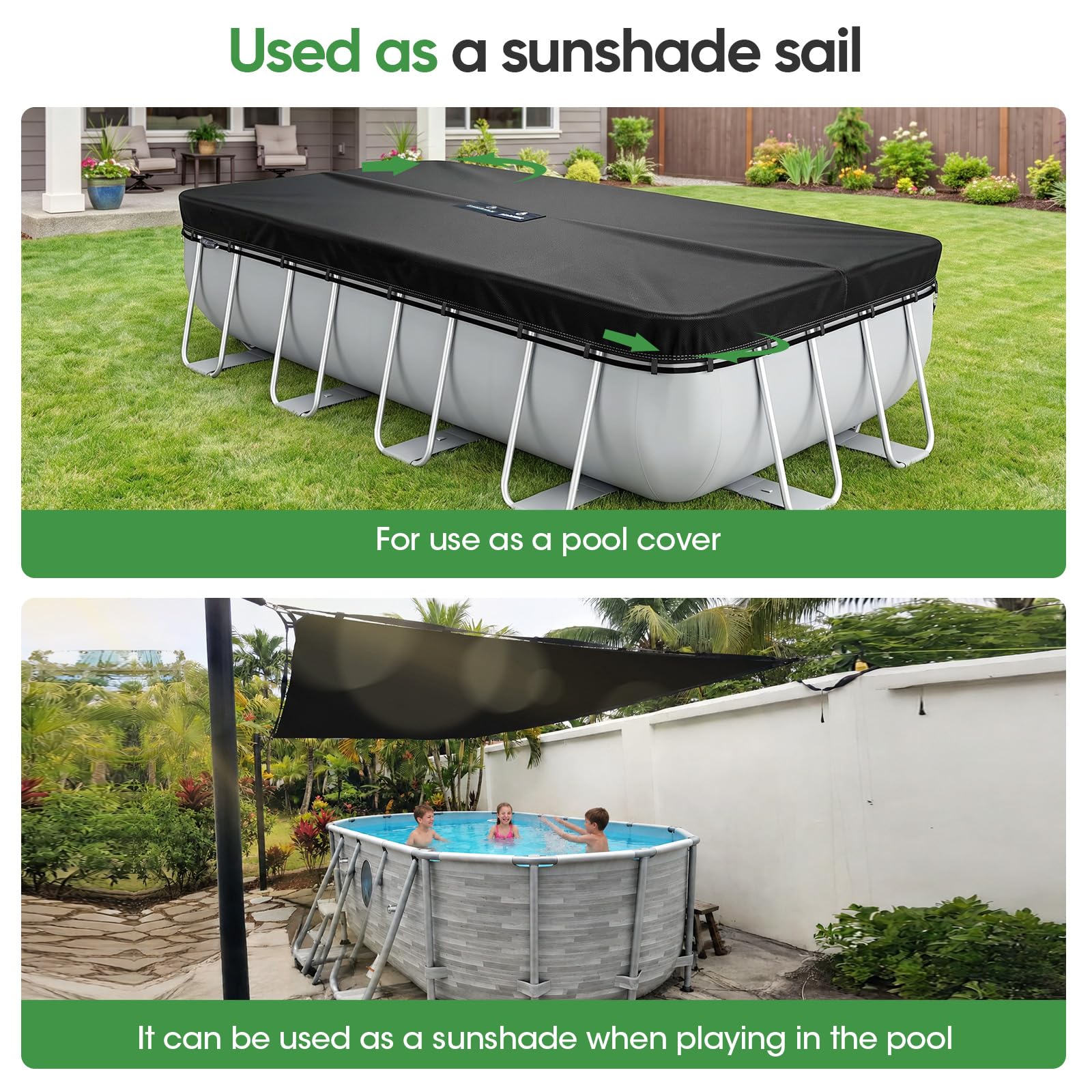 SIHAIAN pool cover packaging dimensions
