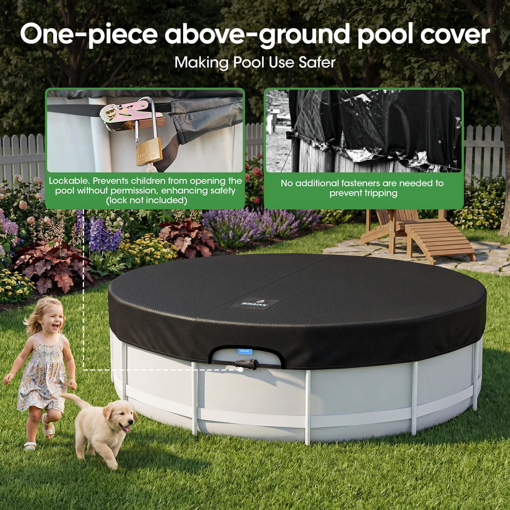 SIHAIAN pool cover showcasing durability features