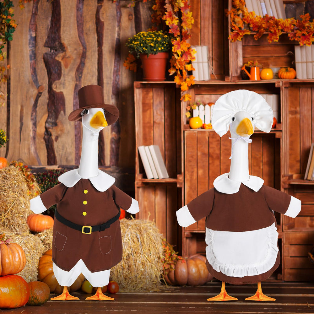 Silicherry Fall Goose Outfit in brown and blue colours