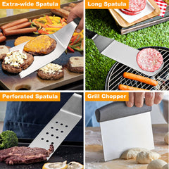 Silicone basting brush and spice shakers from POLIGO kit