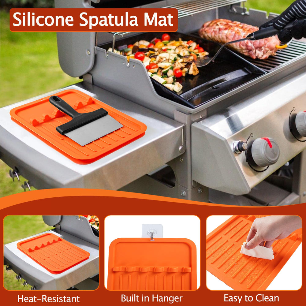 Silicone spatula mat from CCTVRTV Griddle Cleaning Kit