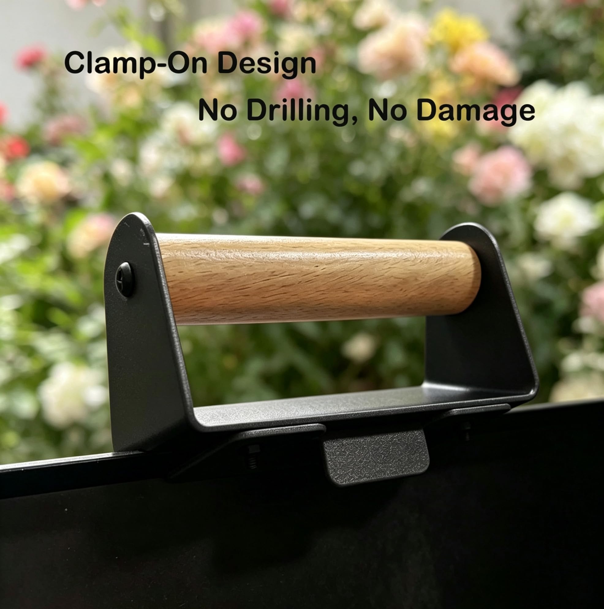 Silroera Handle and Hinge Kit for Blackstone griddles, side view