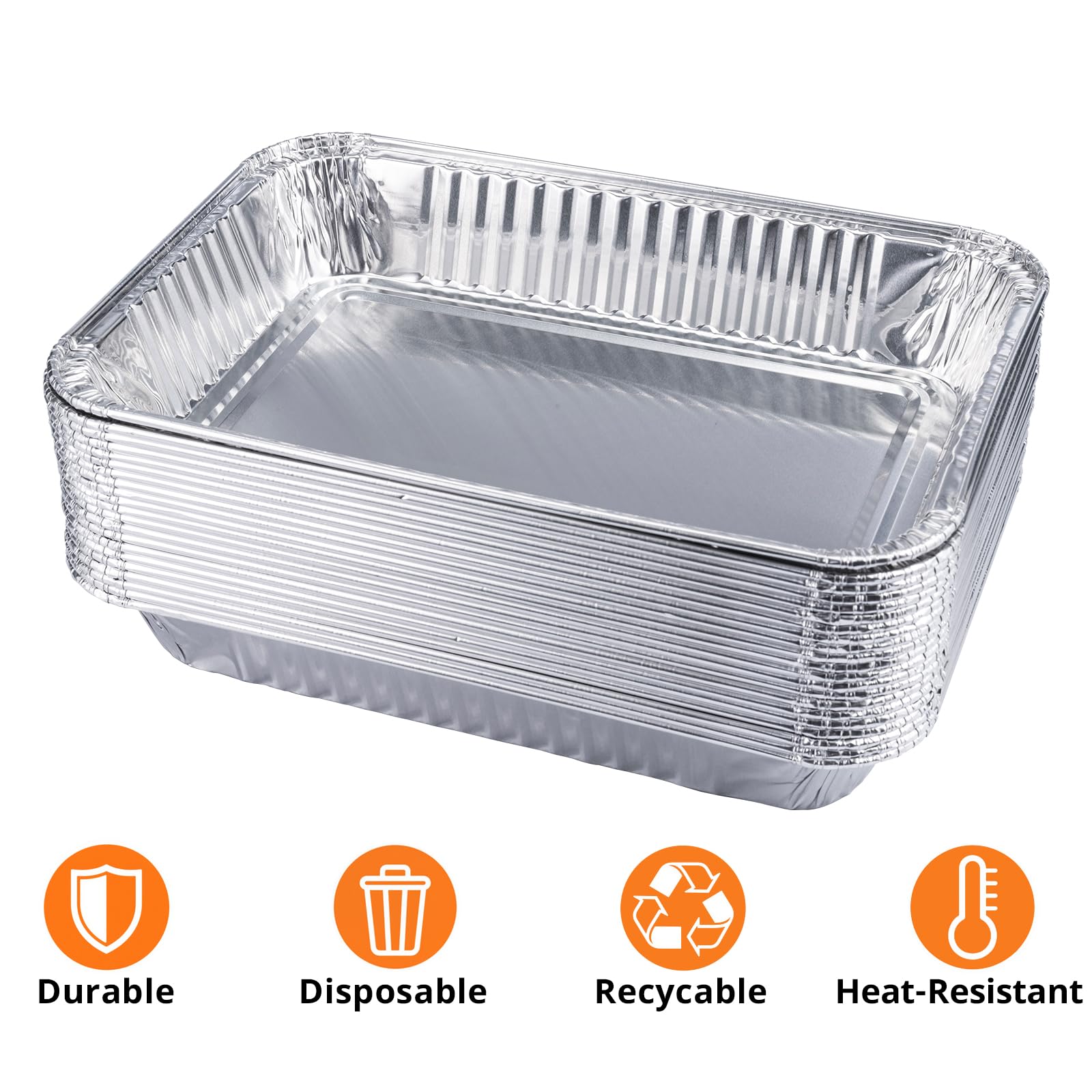 SilvaKoon aluminum drip pan with grease