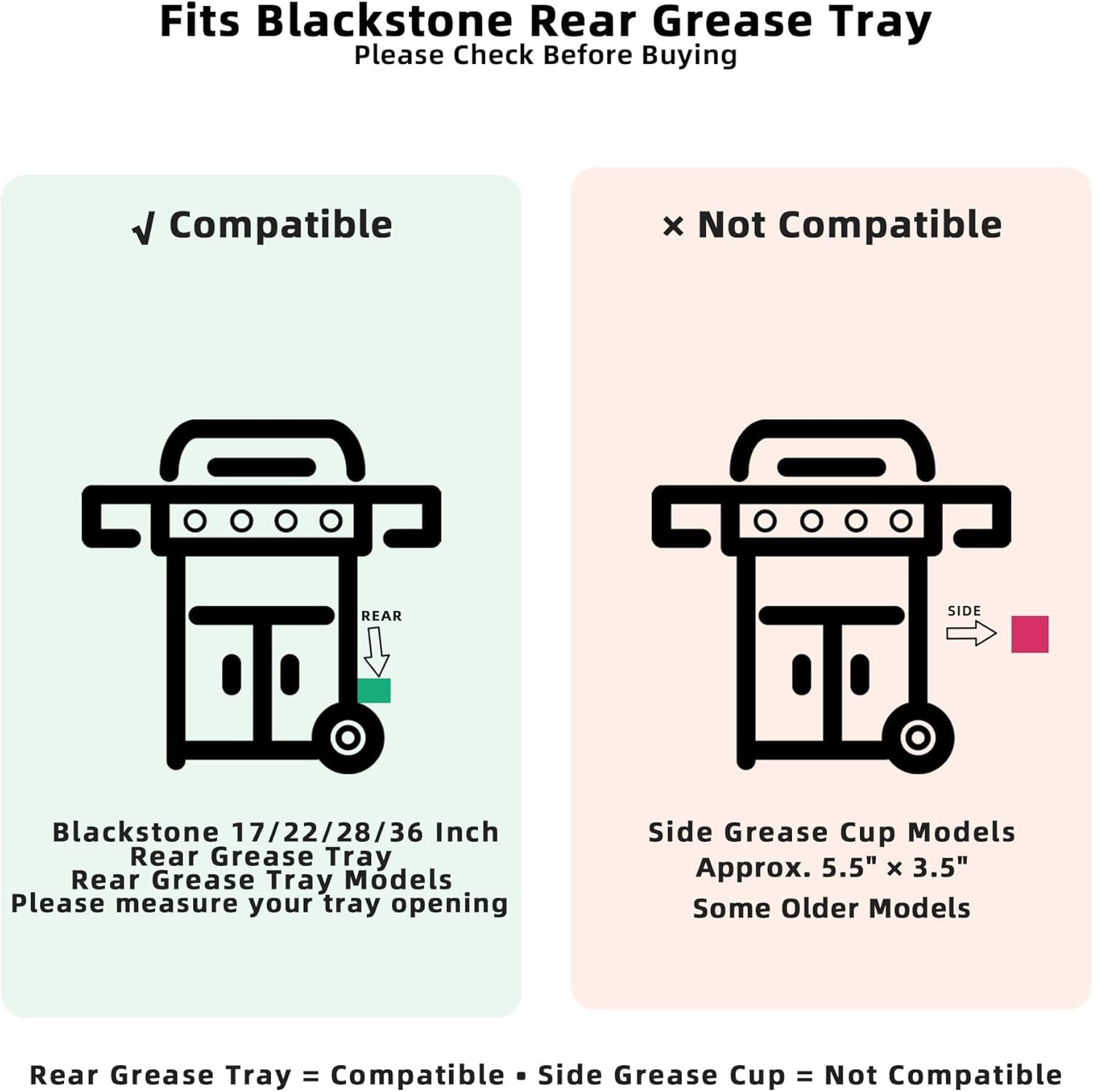 SilvaKoon Grease Cup Liners showing size and shape