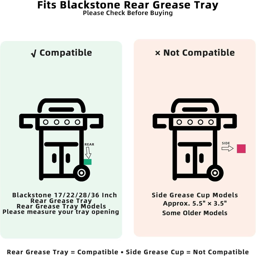SilvaKoon Grease Cup Liners showing size and shape