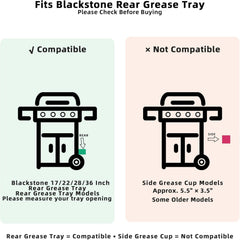 SilvaKoon Grease Cup Liners showing size and shape