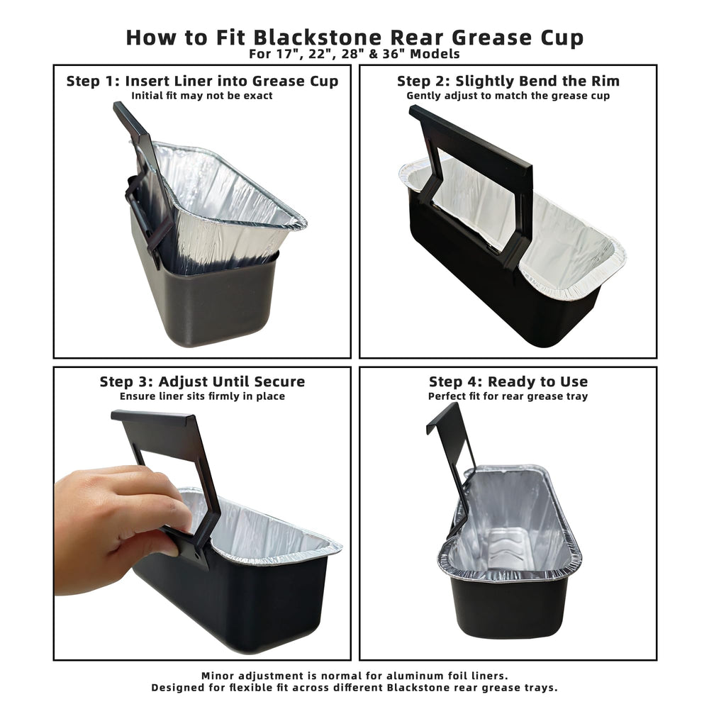 SilvaKoon Grease Cup Liners stack showing quantity