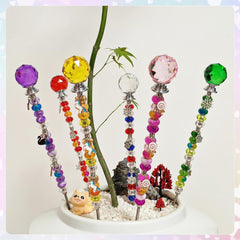 Silver pendants included in the fairy wand kit