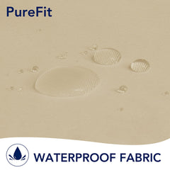 Silver rust-proof grommet detail of PureFit curtain
