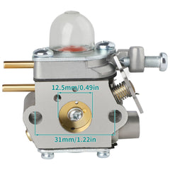 SIMPERAC carburetor components including gasket and primer bulb