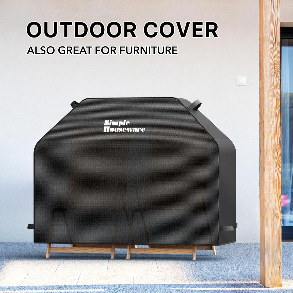 Simple Houseware BBQ Grill Cover in bright sunlight