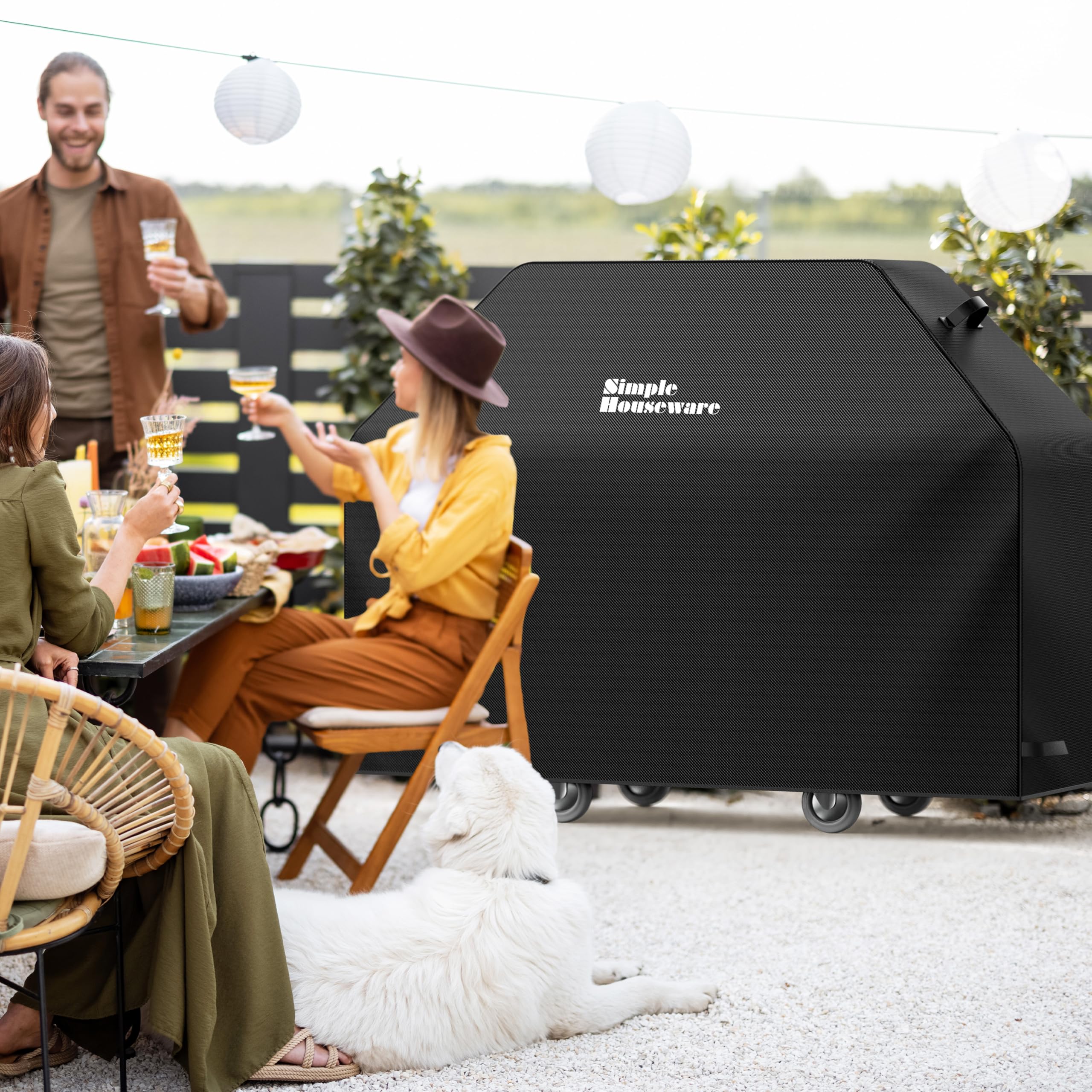 Simple Houseware BBQ Grill Cover with water hosed off