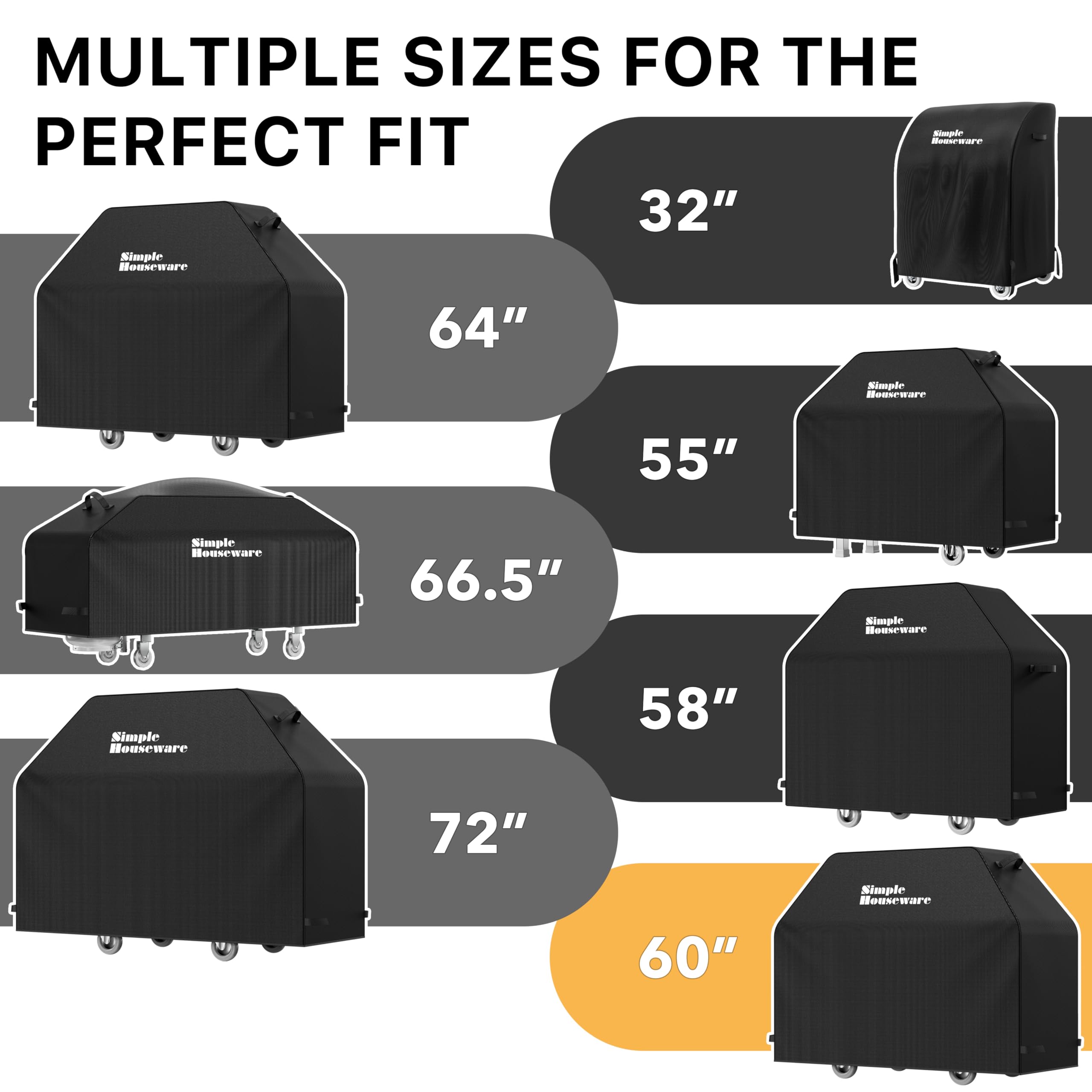 Simple Houseware grill cover easy maintenance cleaning process