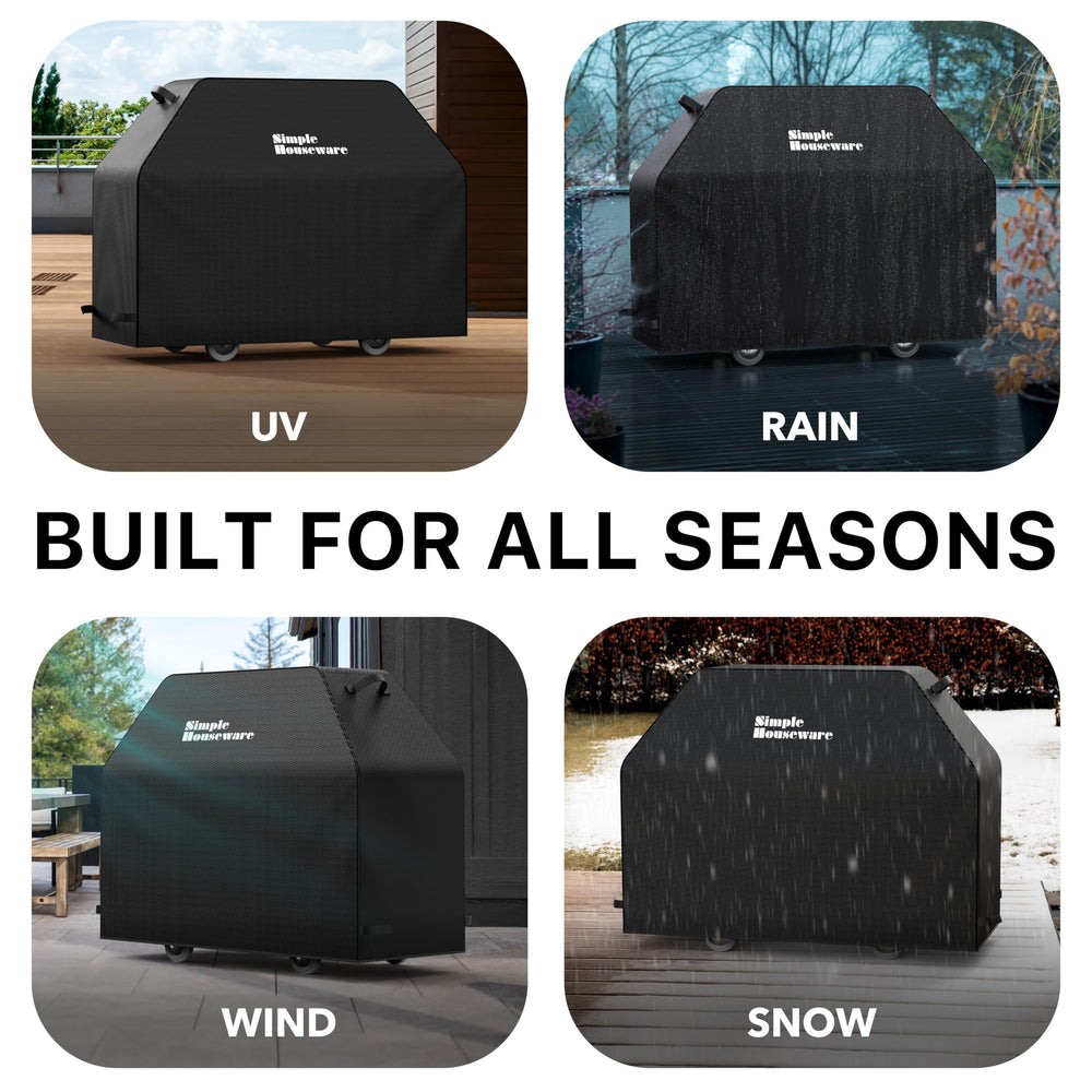 Simple Houseware Heavy-Duty BBQ Gas Grill Cover waterproof feature