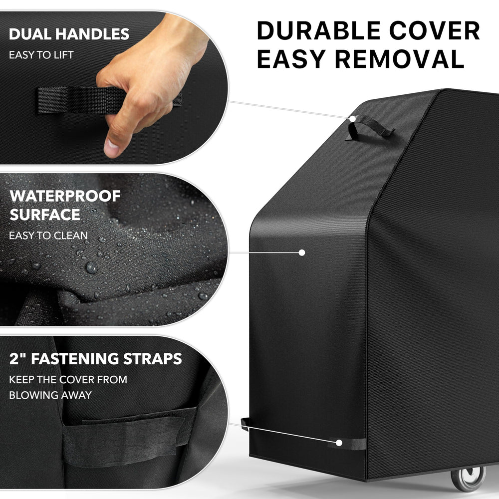 Simple Houseware Heavy-Duty BBQ Grill Cover dimensions