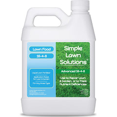 Simple Lawn Solutions 16-4-8 Liquid Lawn Fertilizer 1 Quart front view