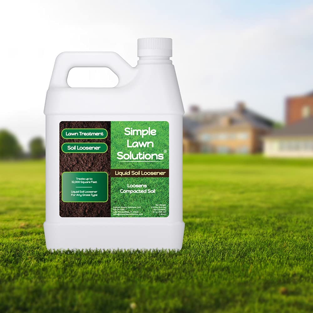 Simple Lawn Solutions Liquid Soil Loosener in garden setting