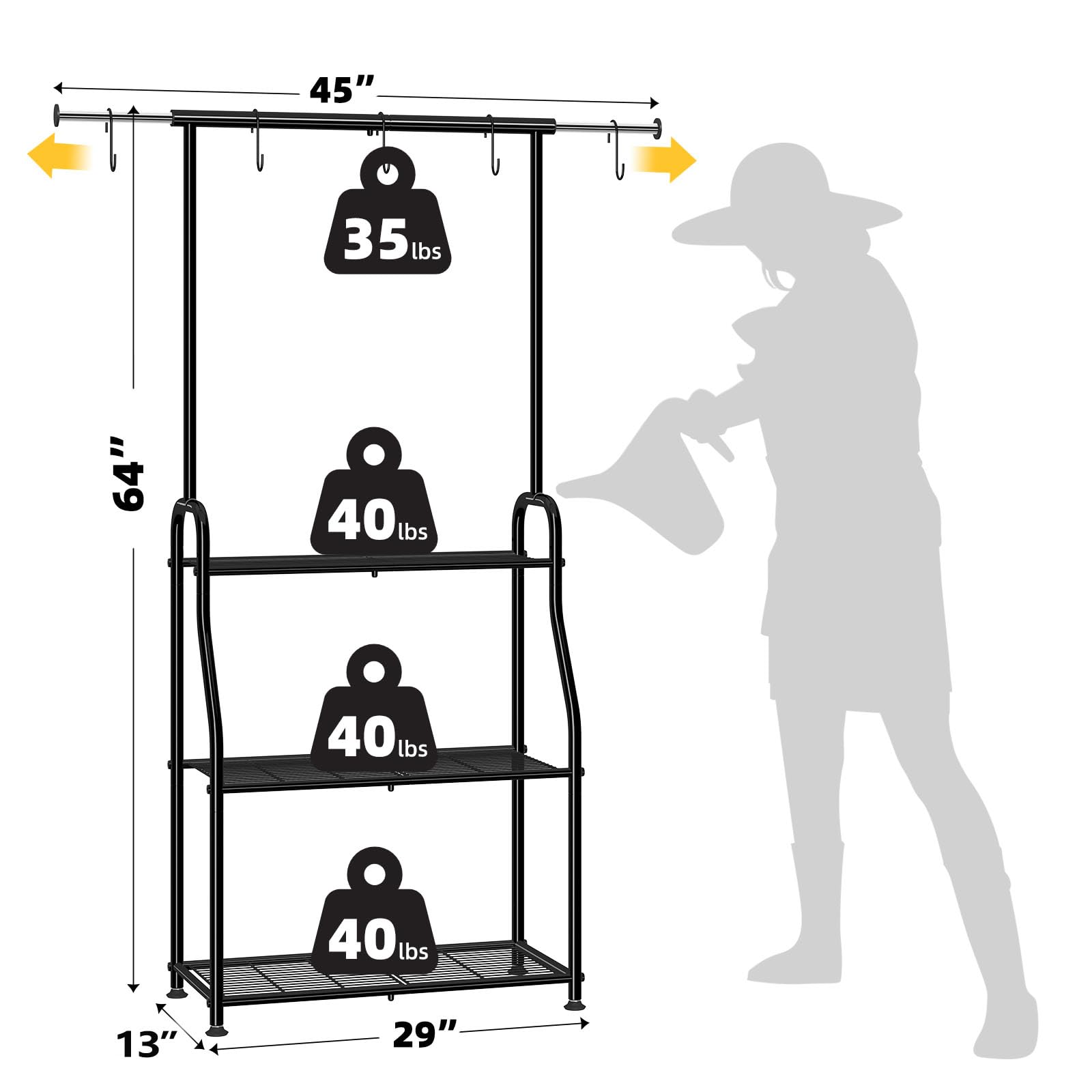 Simple Trending Plant Stand assembly manual and tools included