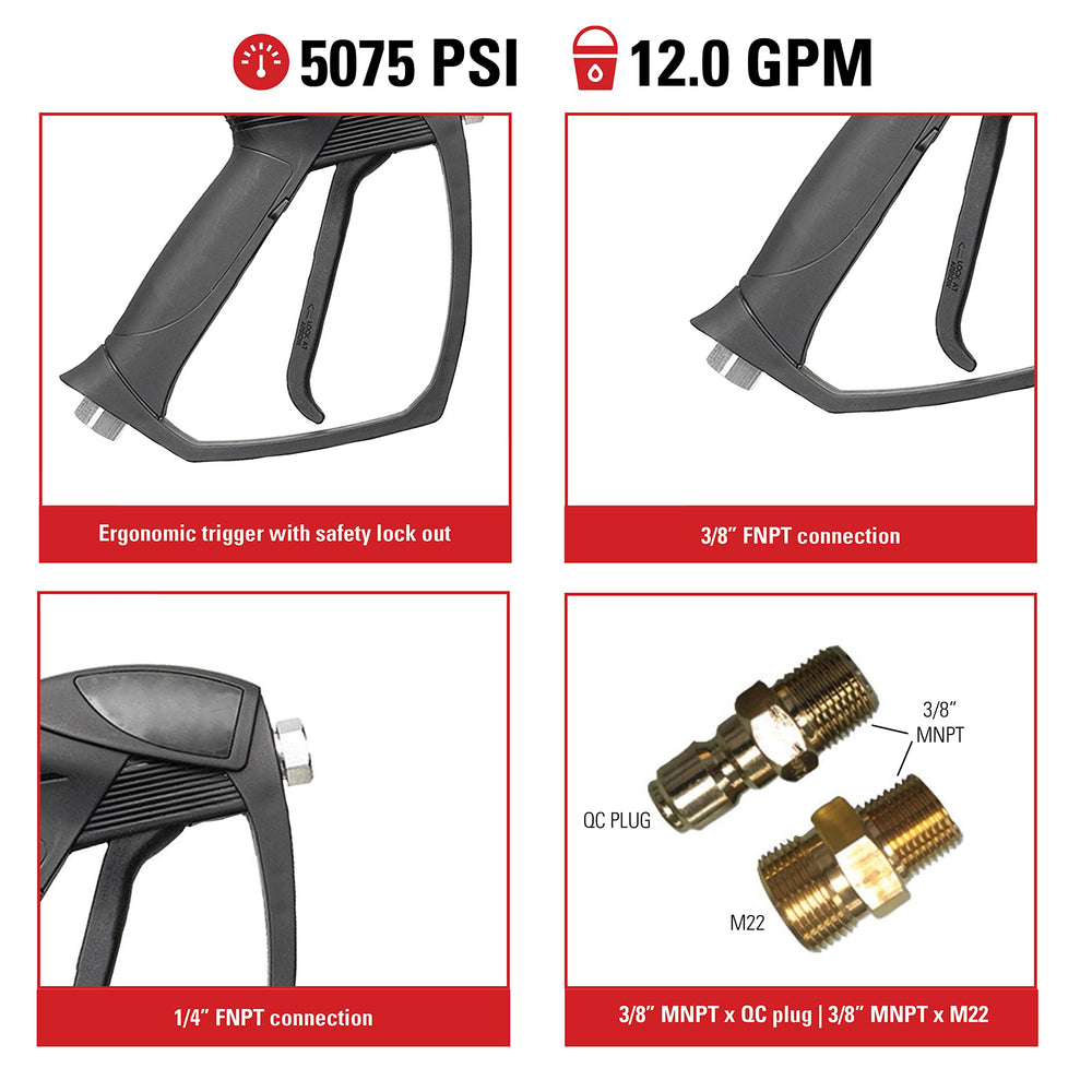 SIMPSON Pressure Washer Gun ergonomic design close-up