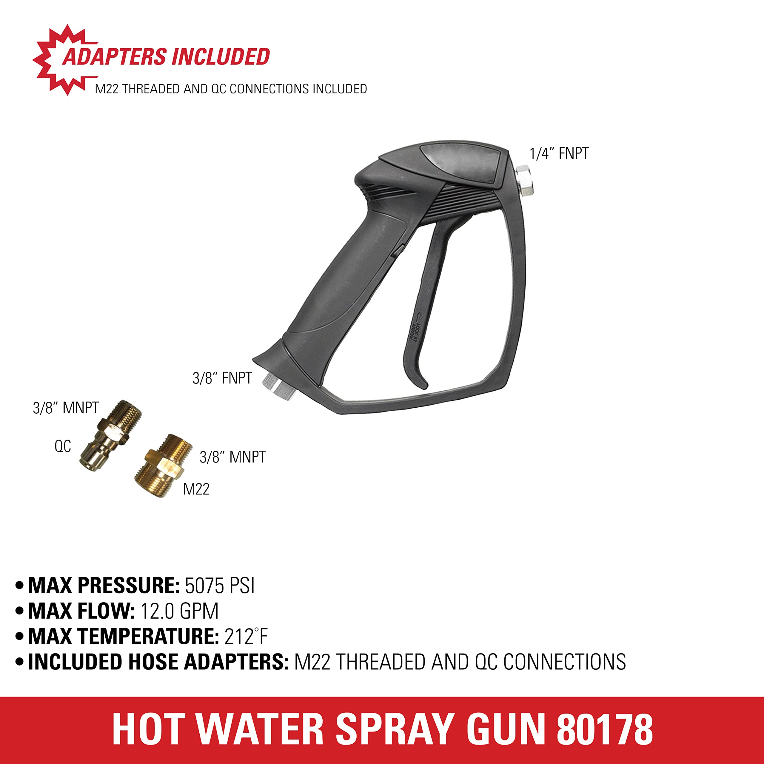 SIMPSON Pressure Washer Gun in use on a vehicle