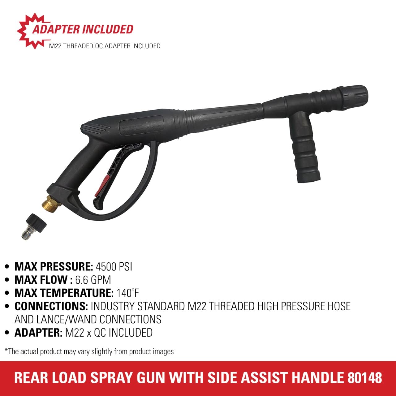 SIMPSON Pressure Washer Gun in use on patio