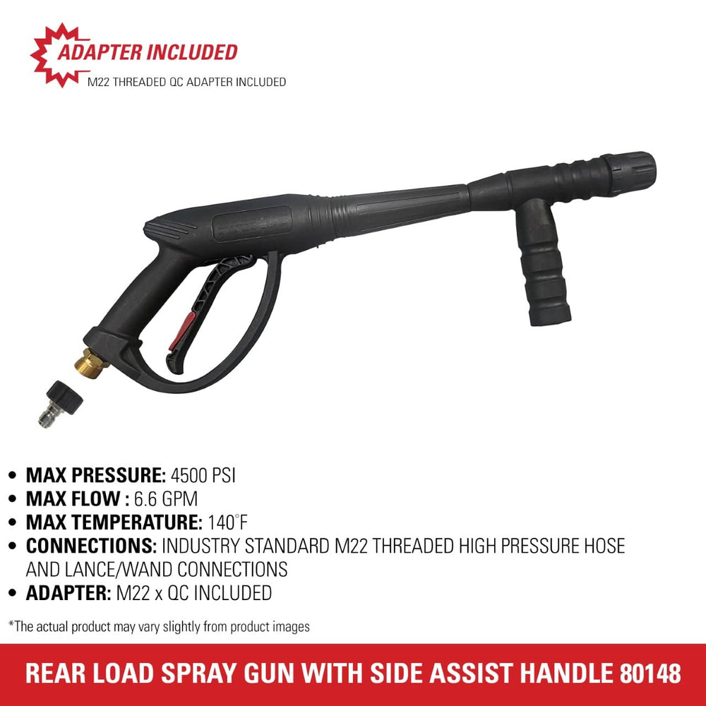 SIMPSON Pressure Washer Gun in use on patio