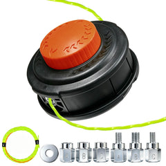SIMUSI Universal Weed Eater Head front view with trimmer line