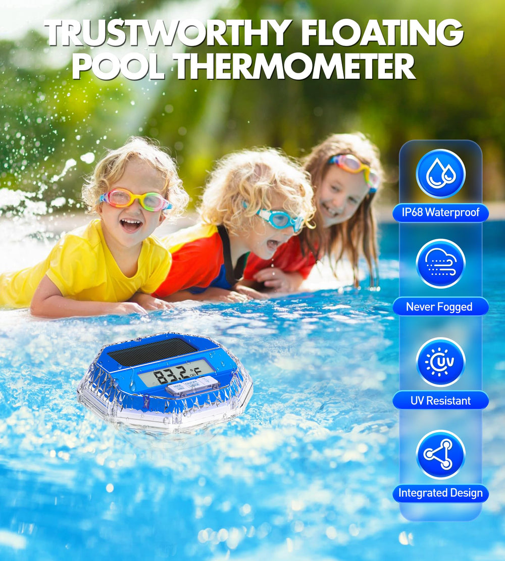 Sinbyuer thermometer with solar panels exposed