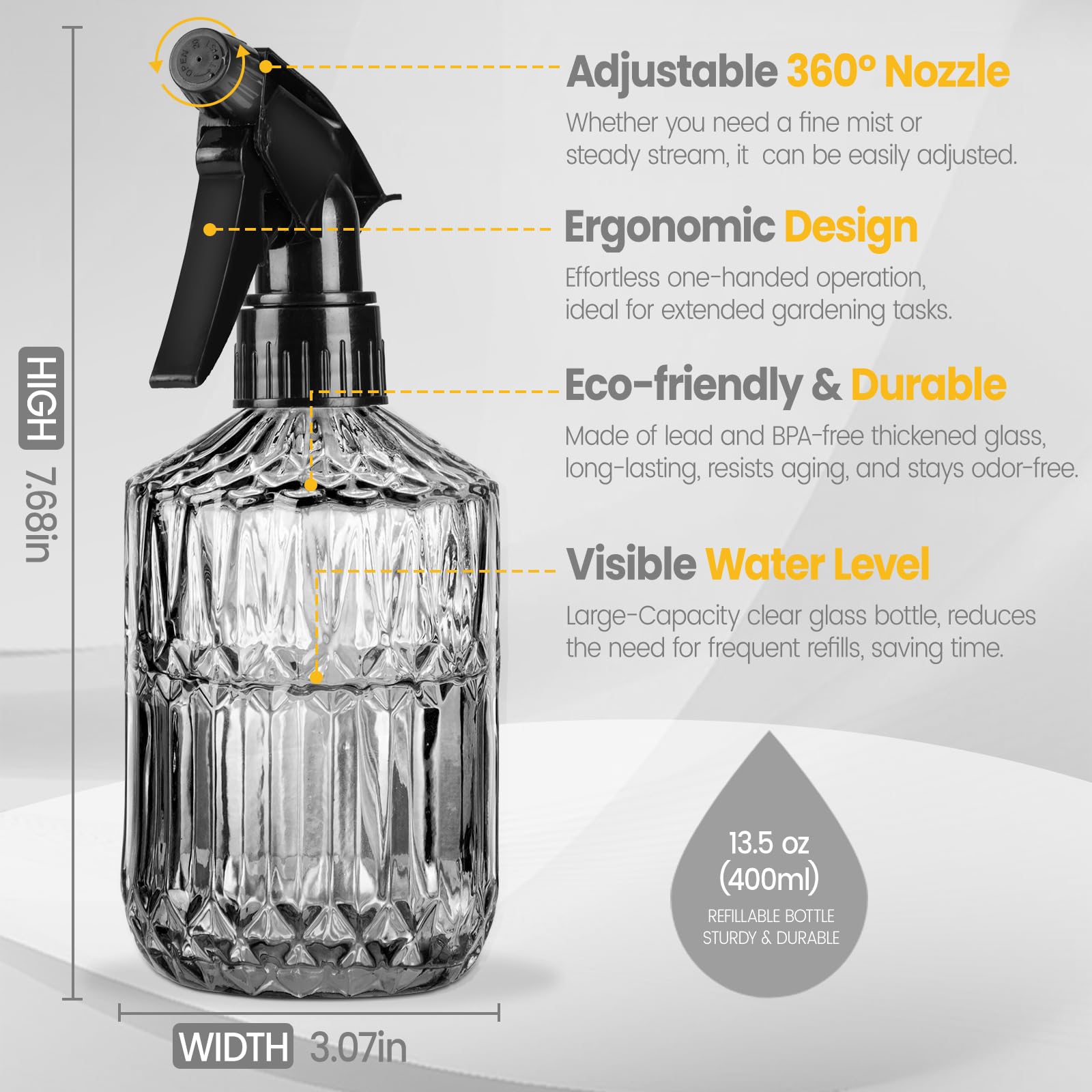 Sincengel watering can and misting bottle set displayed