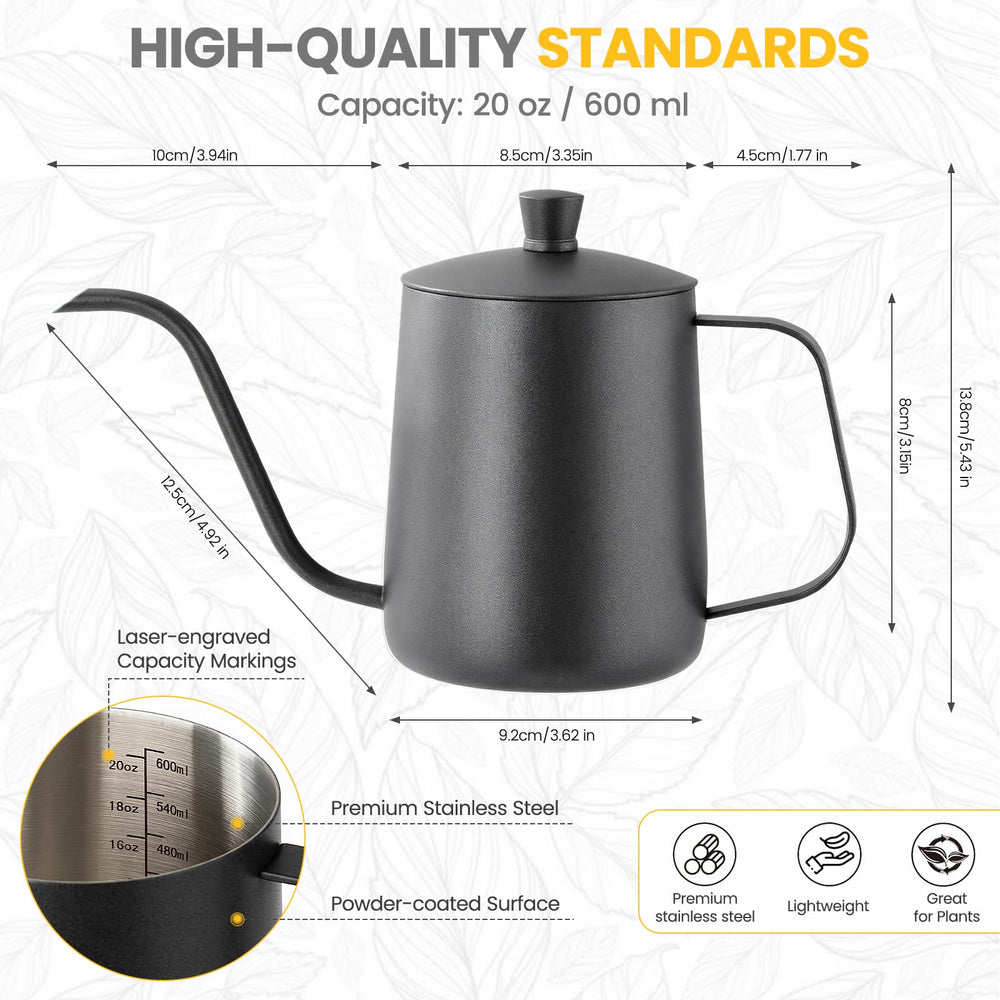 Sincengel watering can with capacity markings