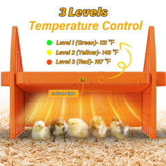 Sindarhor Chick Brooder Heater Plate side view showing safety design