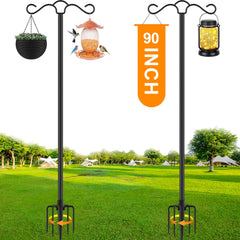 SINLEY 90 inch Double Shepherds Hook front view