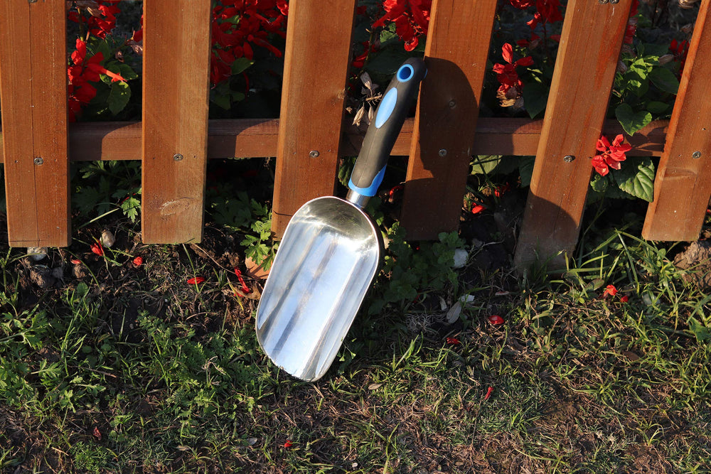 Sinoer Large Aluminum Garden Transplant Soil Trowel Scoop packaging