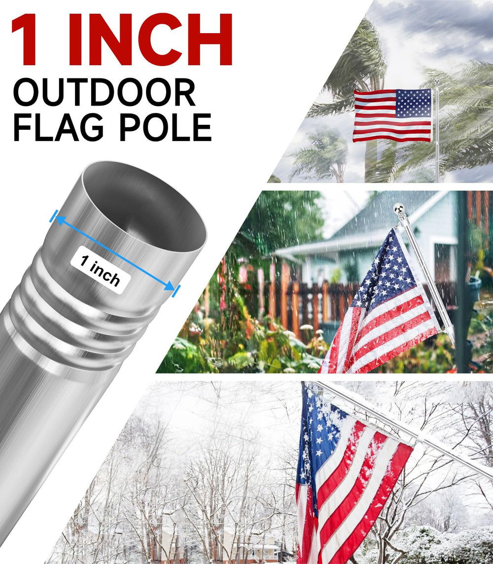 Sinyoeer flag pole installation guide